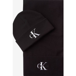 Calvin Klein Gifting mono beanie/scarf set