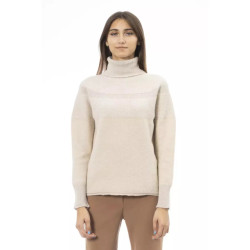 Alpha Studio Alpaca dames trui met col