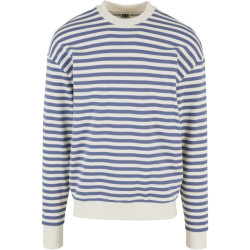 Urban Classics Heren sweatshirt met gestreepte ronde hals
