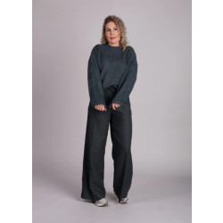 FRNCH Philo pantalon wide leg pantalon