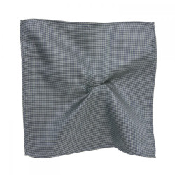 Tresanti Simen | woven silk pocket square pied de poule |