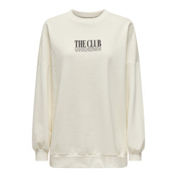 Only Onldaze ls party o-neck swt off-white