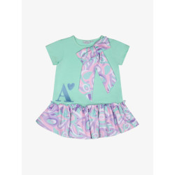 ADee Meisjes jurk norah miami mint