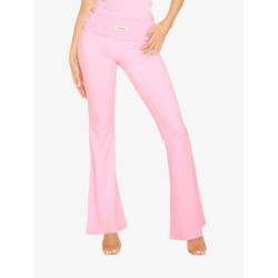 LA Sisters Dames broek flaired lounge pants roze