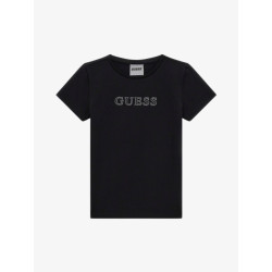 Guess Meisjes shirt logo zwart