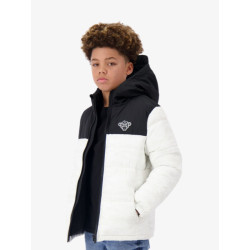 Black Bananas Jongens winterjas peek freeze puffer wit