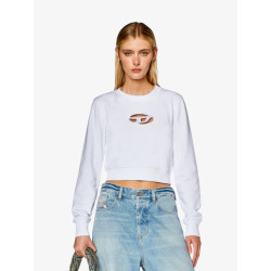 Diesel Dames sweater f-slimmy-od wit