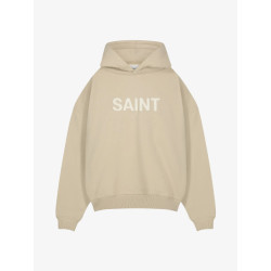 Saint Blanc Heren hoodie cut taupe