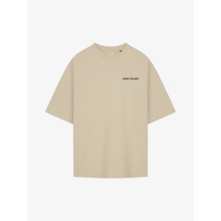 Saint Blanc Heren shirt blanc taupe