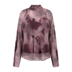 Studio Amaya blouse lm suze pinkcombi