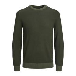 Jack & Jones jjeglobe knit crew neck noos 12258139 kombu green