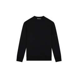 Malelions men turtle patch sweater mm2-aw24-13 900 black