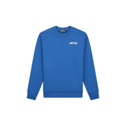 Malelions men graffiti spray sweater mm1-aw24-23 302 cobalt blue