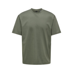 Only & Sons onsfred life rlx ss tee noos 22022532 castor gray