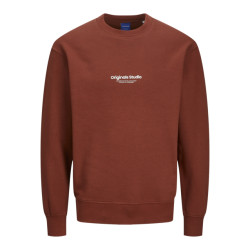 Jack & Jones jorvesterbro sweat crew neck noos 12241694 brandy brown