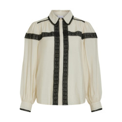 Vila Vidola ls shirt ecru