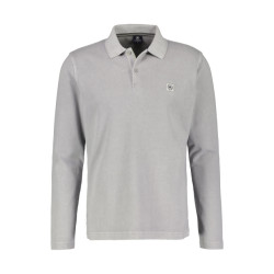 Lerros Heren polo 24o4243 258 platinum grey