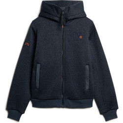 Superdry Bonded knitted zip hood2 navy