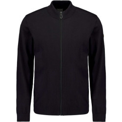 No Excess Cardigan 2 coloured melange black