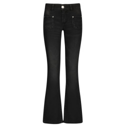 Raizzed Meiden jeans melbourne flared fit dark grey stone