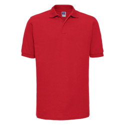 Russell Athletic Heren ripple collar & manchet poloshirt met korte mouwen