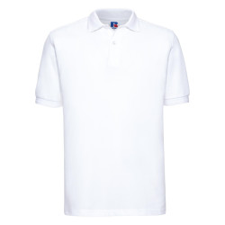 Russell Athletic Heren ripple collar & manchet poloshirt met korte mouwen