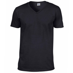 Gildan Heren zachte stijl v-hals t-shirt met korte mouwen