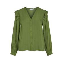Vila Videstina v-neck ls top -
