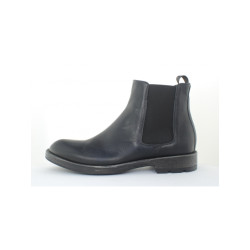 Giorgio 67409 zwart leren boots met rubber zool