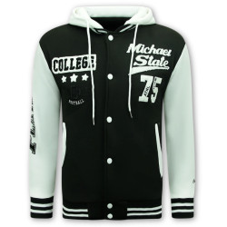 Local Fanatic Varsity vest met capuchon 905