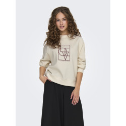 Jacqueline de Yong Jdybambi l/s emb sweat jrs