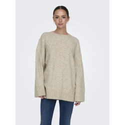 Jacqueline de Yong Jdysilja l/s long cable pullov. knt