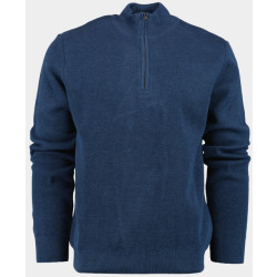 Innocente Pullover half zip art-1106/indigo