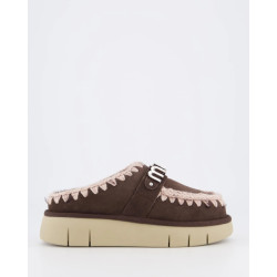 Mou Dames bounce clog logo mocha