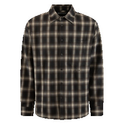 Olaf Hussein Heren plaid boxy shirt