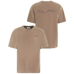 Olaf Hussein Heren wavy drift embro tee