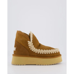 Mou Dames mini eskimo platform cognac