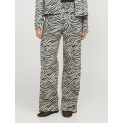 Jack & Jones Jxsarah tokyo zebra wide hw pant ex