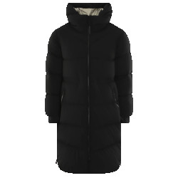 Woolrich Dames matt stretch long puffer parka