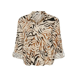 Jacqueline de Yong Naja 7/8 linen button down