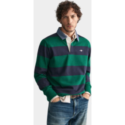 Gant Sweater reg chambray stripe heavy rug 2004083/373