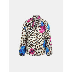 Mucho Gusto ® blouse innsbruck luipaard bloemenprint