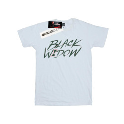 Li-cense Marvel dames black widow movie alt logo cotton boyfriend t-shirt