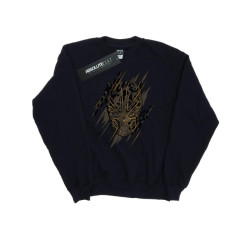 Li-cense Marvel dames sweatshirt panter met gouden hoofd