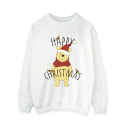 Li-cense Disney dames winnie the pooh vrolijk kerstmis holly sweatshirt