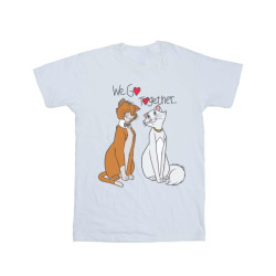 Li-cense Disney dames the aristocats we go together katoenen vriendje t-shirt