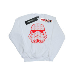 Li-cense Star wars dames kerstmis stormtrooper helm sweatshirt