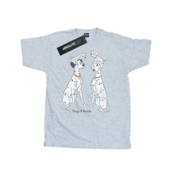 Li-cense 101 dalmatians heren pongo en perdita katoenen t-shirt