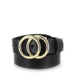 Dstrct Riem black/gold dames riemen