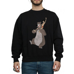 Li-cense Jungle book heren klassiek mowgli en baloo katoenen sweatshirt